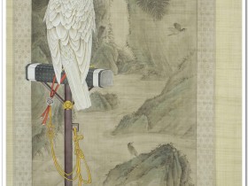 郑路迅工笔鹰《惊了画中鸟》