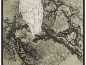 郑路迅工笔鹰《素练松风》