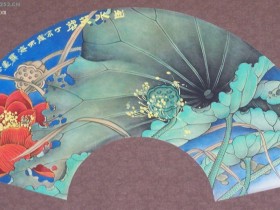 黄丽工笔作品-【荷花】