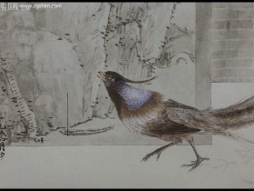 郑路迅工笔《望乡入画图》