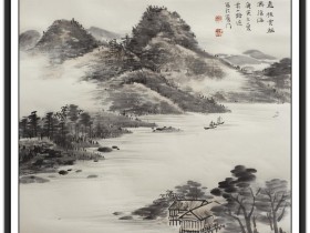 郑路迅写意山水《直挂云帆济沧海》