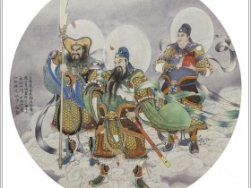 郑路迅工笔《伽蓝菩萨-关羽》系列