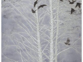 郑路迅工笔《且共晚风归阆苑》