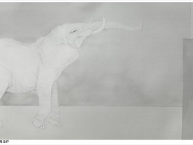 郑路迅工笔大象《大象无形》系列