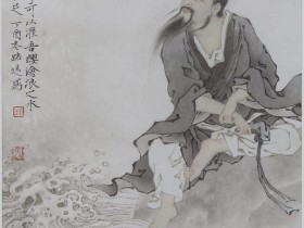 郑路迅工笔人物《沧浪之水》