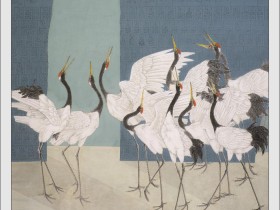 郑路迅生宣工笔鹤《素羽无暇》2