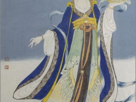 郑路迅工笔《麻姑献寿》