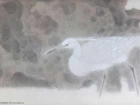 郑路迅工笔《清似参禅客》