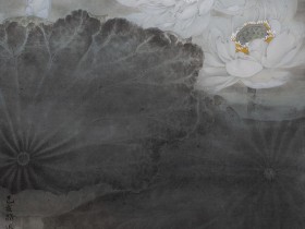 郑路迅工笔《当年不肯嫁春风》