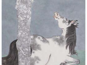 郑路迅工笔《更吹落 星如雨》