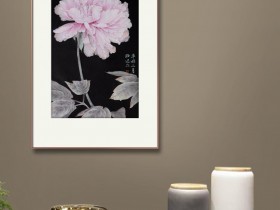 郑路迅工笔牡丹《一夜清风起 》