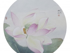 郑路迅工笔《清荷》