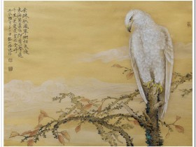 郑路迅工笔鹰《凌云》