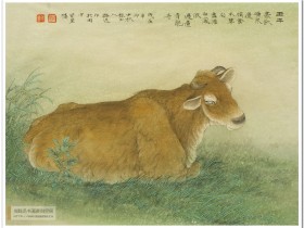 郑路迅工笔《丑牛》