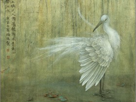 郑路迅工笔《不恋碧江水》