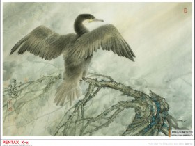 郑路迅工笔《风雨相和》