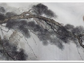 郑路迅工笔鹰《一览乾坤》