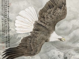 郑路迅工笔《踏浪》