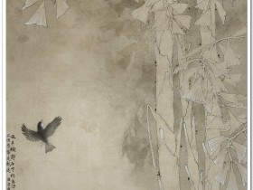 郑路迅工笔《鳥語啁啁道禪機》