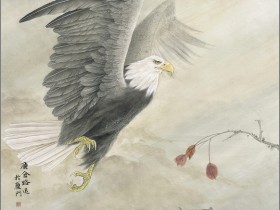 郑路迅工笔鹰《归巢》