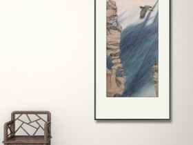 郑路迅工笔《便引诗情到碧霄》