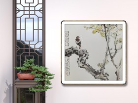 郑路迅写意画 《为有暗香来》