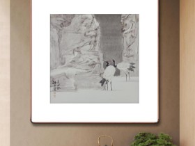 郑路迅写意花鸟画《不使尘中寻》