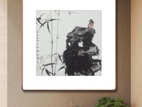 郑路迅写意墨竹小品十幅