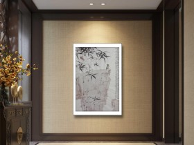 郑路迅写意墨竹《细语》