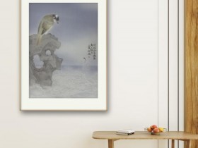 郑路迅作品《鱼鸟亦相忘》