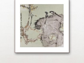 郑路迅写意《傲雪凌霜》