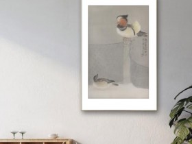 郑路迅工笔鸳鸯《一网情深》