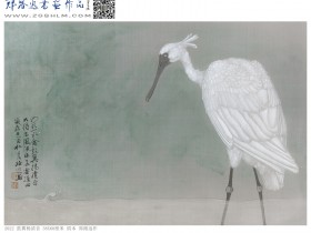 郑路迅工笔《鼓翼杨清音》
