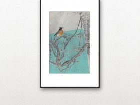 郑路迅工笔《木动秋风》