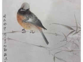 郑路迅作品《碧落人归依旧青》