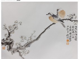 郑路迅作品《忽到窗前疑是君》