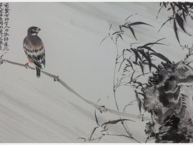 郑路迅写意竹子《竹影清风》