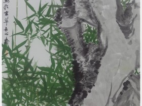 郑路迅写意竹子《竹韵清音》