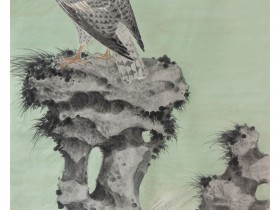 郑路迅生宣工笔《高瞻远瞩 》