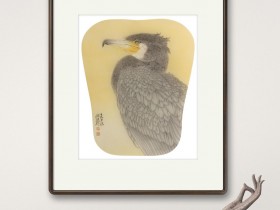 郑路迅工笔 《兰溪渔影》